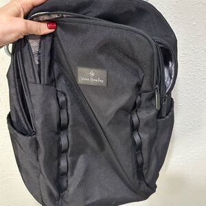 Vera Bradley Sporty Backpack Classic Black Unisex Adjustable Straps